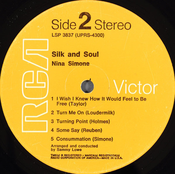 Nina Simone : Silk & Soul (LP, Album, RP, Ora)
