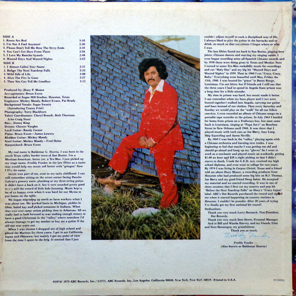 Freddy Fender (2) : Before The Next Teardrop Falls (LP, Album)