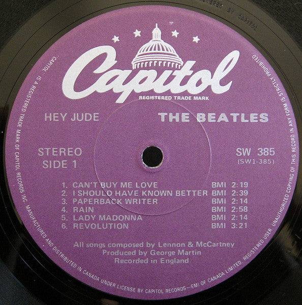 The Beatles : Hey Jude (LP, Comp, RE)