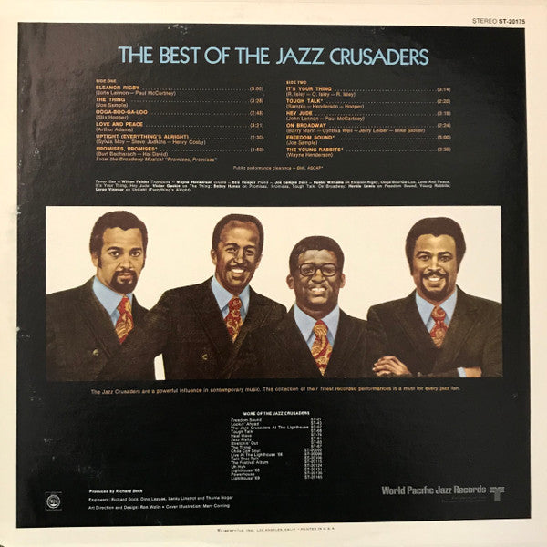 The Jazz Crusaders* : The Best Of The Jazz Crusaders (LP, Comp, All)