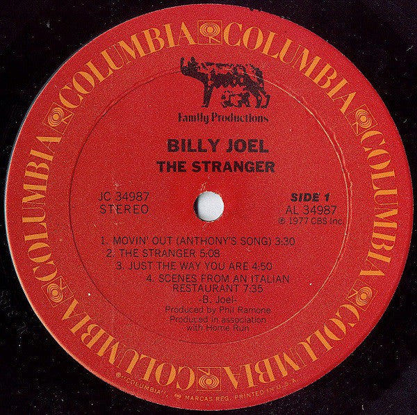 Billy Joel : The Stranger (LP, Album, Kee)
