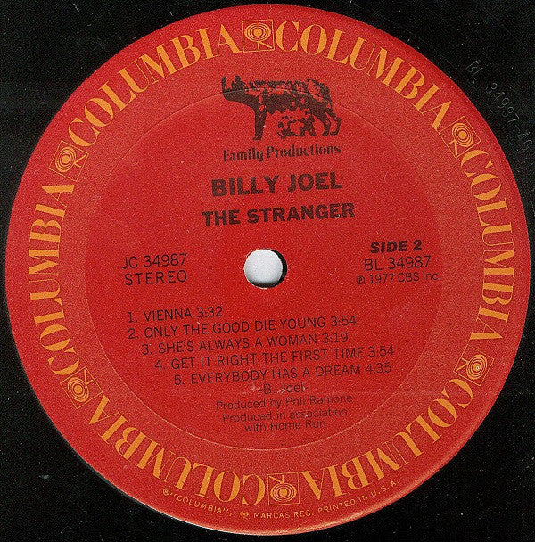 Billy Joel : The Stranger (LP, Album, Kee)