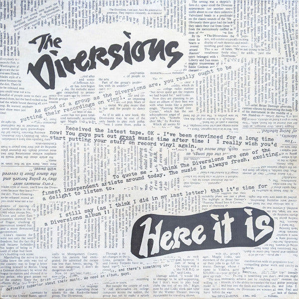 The Diversions (2) : Here It Is (LP, Album)