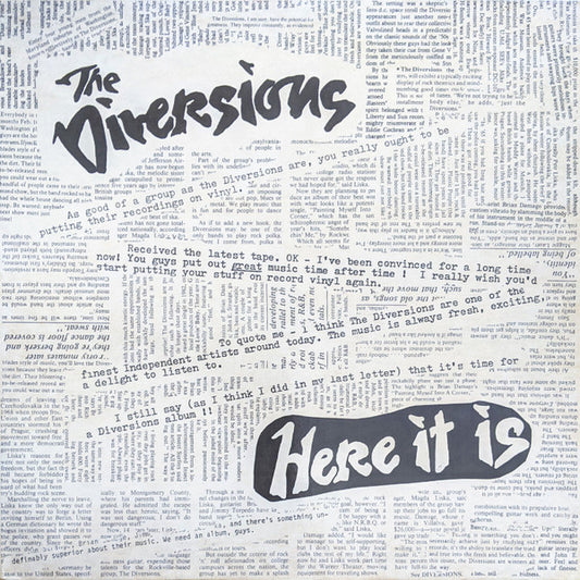 The Diversions (2) : Here It Is (LP, Album)