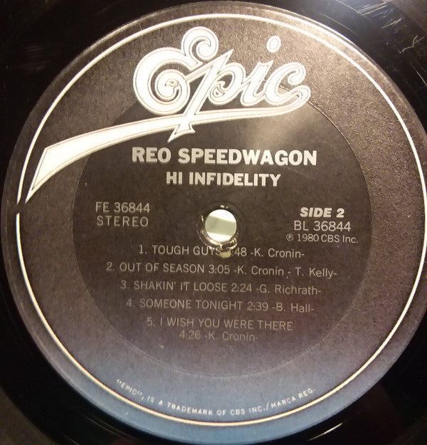 REO Speedwagon : Hi Infidelity (LP, Album, Pit)