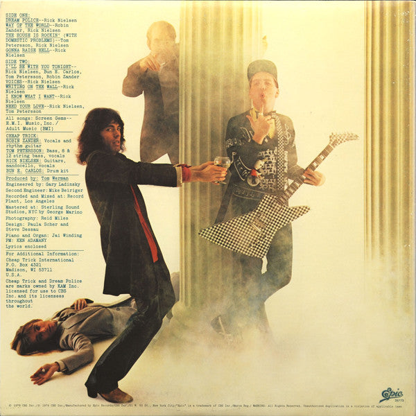 Cheap Trick : Dream Police (LP, Album, Pit)
