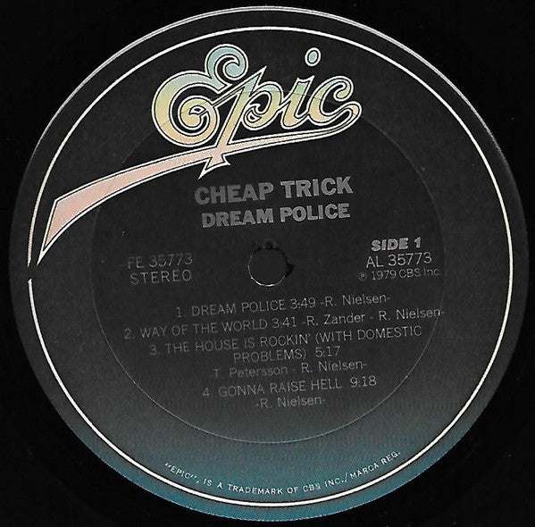 Cheap Trick : Dream Police (LP, Album, Pit)