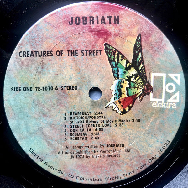 Jobriath : Creatures Of The Street (LP, Album)