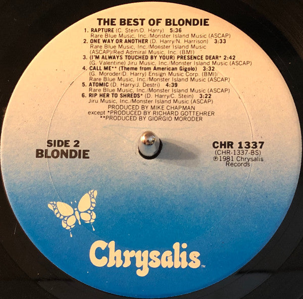 Blondie : The Best Of Blondie (LP, Comp, Pit)