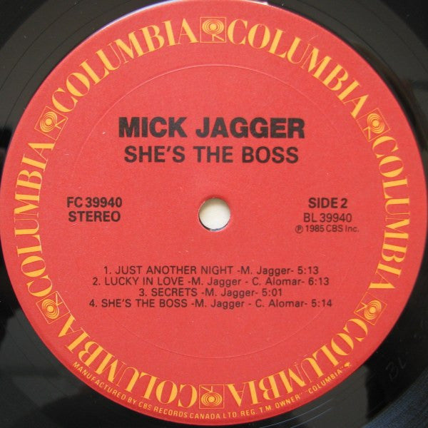 Mick Jagger : She's The Boss (LP, Album)