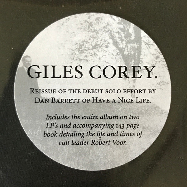 Giles Corey : Giles Corey (2xLP, Album, RE)