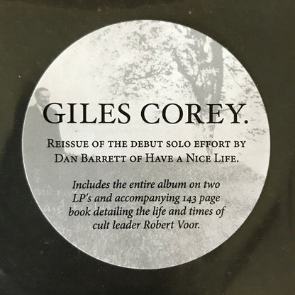 Giles Corey : Giles Corey (2xLP, Album, RE)