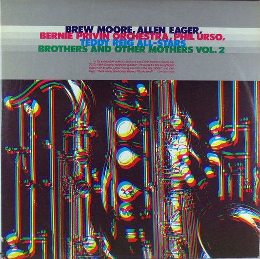 Brew Moore, Allen Eager, Bernie Privin Orchestra*, Phil Urso, Teddy Reig All-Stars : Brothers And Other Mothers Vol. 2 (2xLP, Comp, Mono)