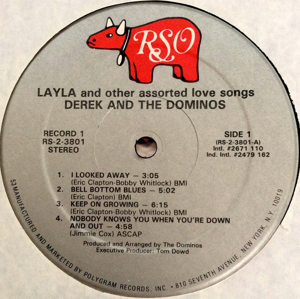 Derek And The Dominos* : Layla And Other Assorted Love Songs (2xLP, Album, RE, Gat)