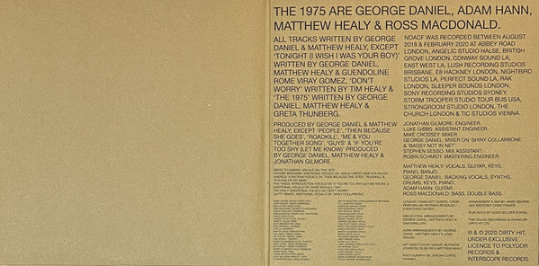 The 1975 : Notes On A Conditional Form (2xLP, Album, Cle)