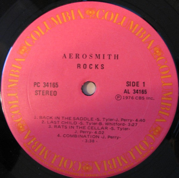 Aerosmith : "Rocks" (LP, Album)