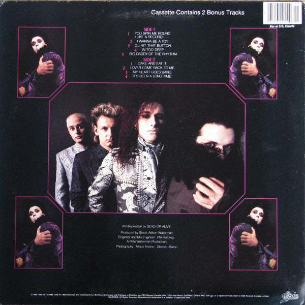 Dead Or Alive : Youthquake (LP, Album)