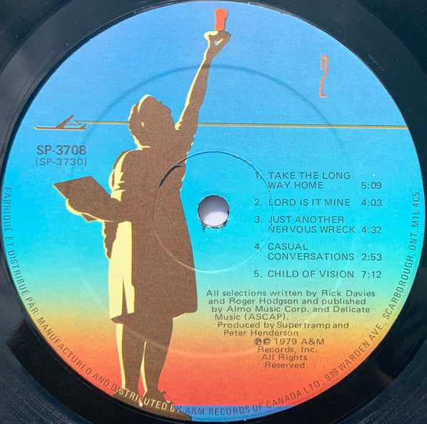 Supertramp : Breakfast In America (LP, Album, Par)