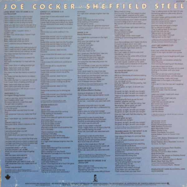Joe Cocker : Sheffield Steel (LP, Album)
