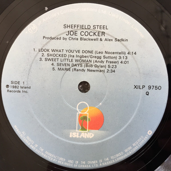 Joe Cocker : Sheffield Steel (LP, Album)