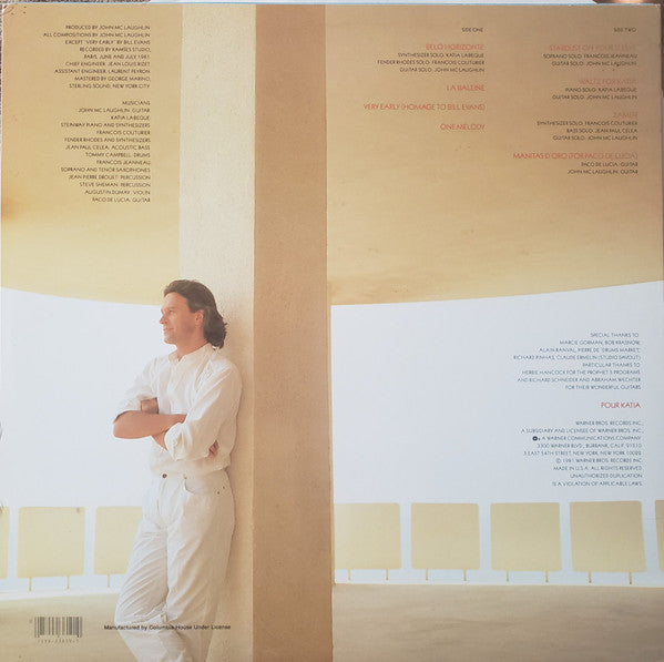 John McLaughlin : Belo Horizonte (LP, Album, Club)