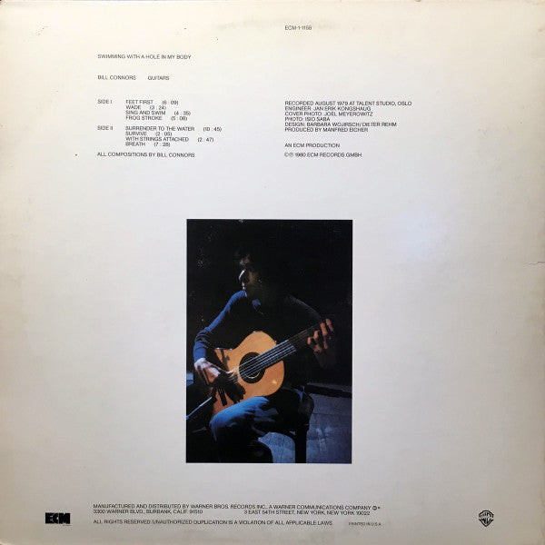 Bill Connors : Swimming With A Hole In My Body (LP, Album)