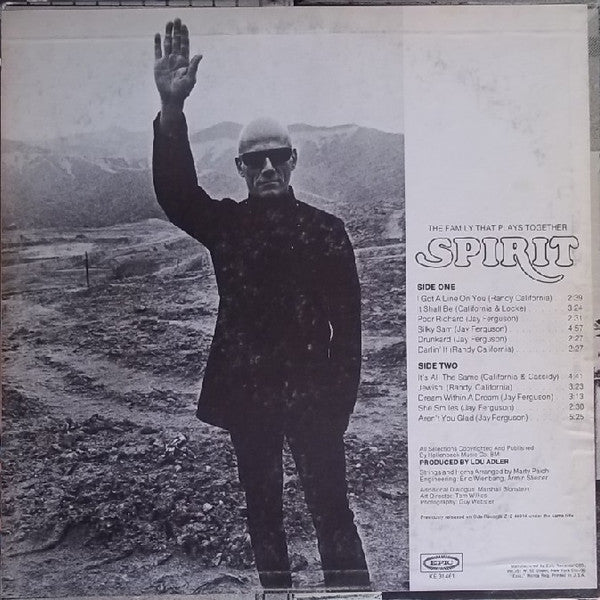 Spirit (8) : The Family That Plays Together (LP, Album, RE, Pit)
