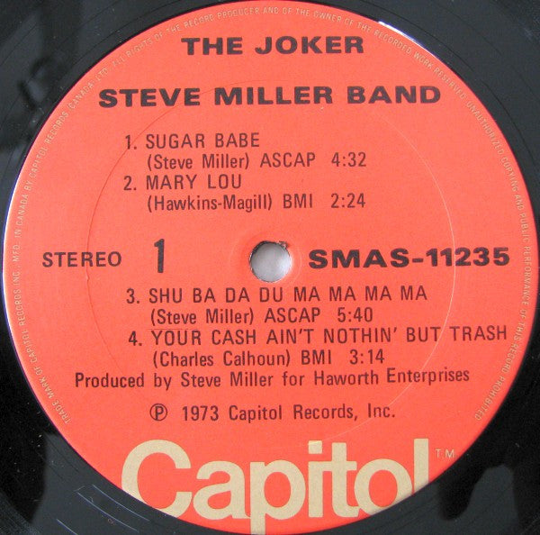 Steve Miller Band : The Joker (LP, Album)