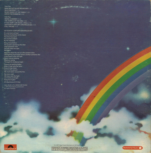 Rainbow : Ritchie Blackmore's Rainbow (LP, Album, Gat)