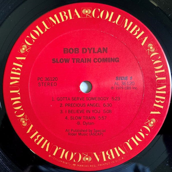 Bob Dylan : Slow Train Coming (LP, Album, Car)