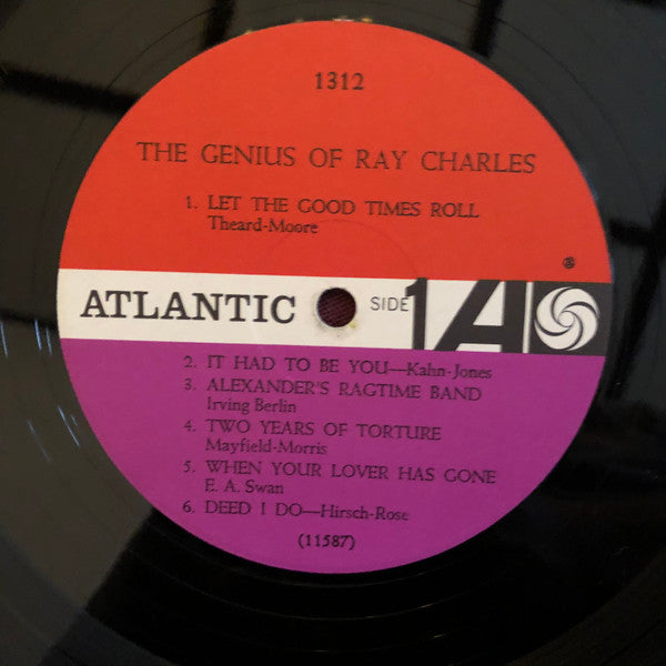 Ray Charles : The Genius Of Ray Charles (LP, Album, Mono)