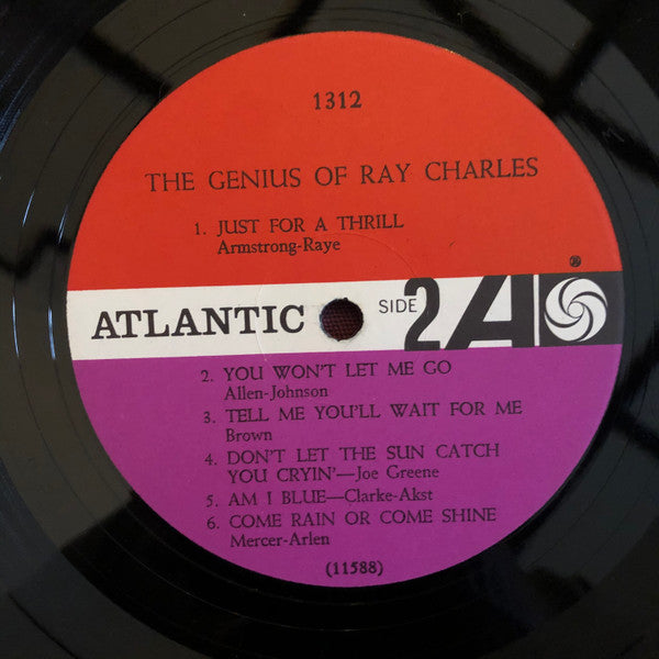 Ray Charles : The Genius Of Ray Charles (LP, Album, Mono)