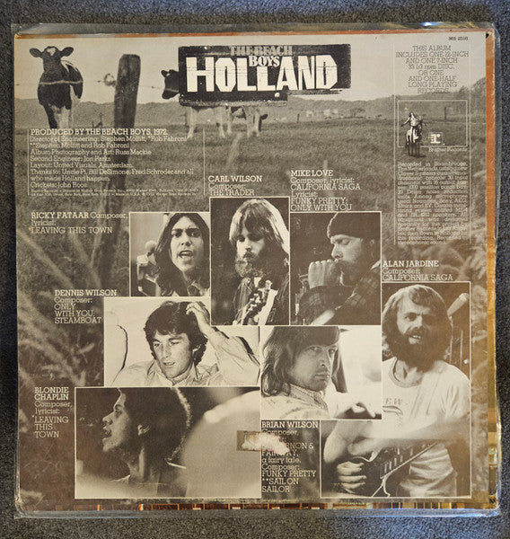 The Beach Boys : Holland (LP, Album, Pit + 7", EP)