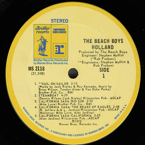 The Beach Boys : Holland (LP, Album, Pit + 7", EP)