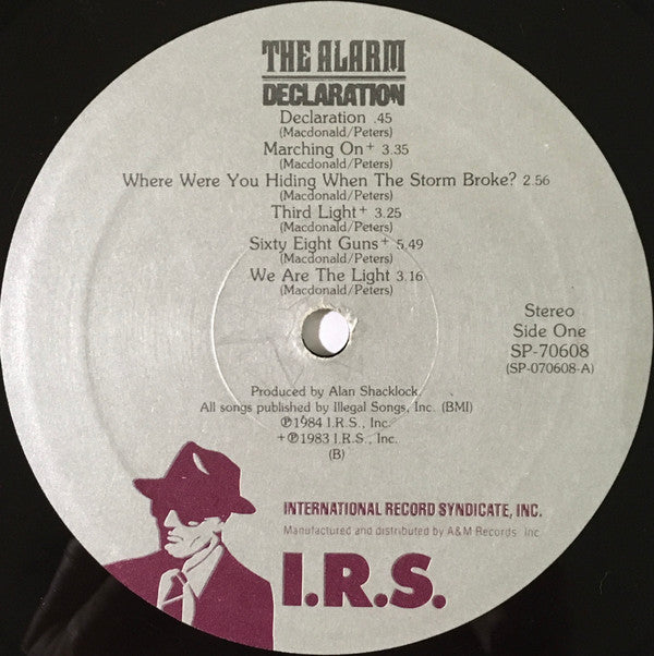 The Alarm : Declaration (LP, Album, (B))