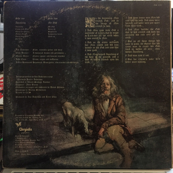Jethro Tull : Aqualung (LP, Album, Tex)