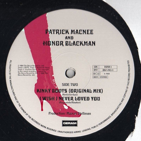 Patrick MacNee & Honor Blackman : Kinky Boots (12")