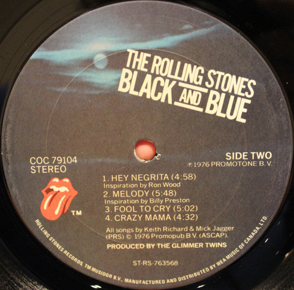 The Rolling Stones : Black And Blue (LP, Album)
