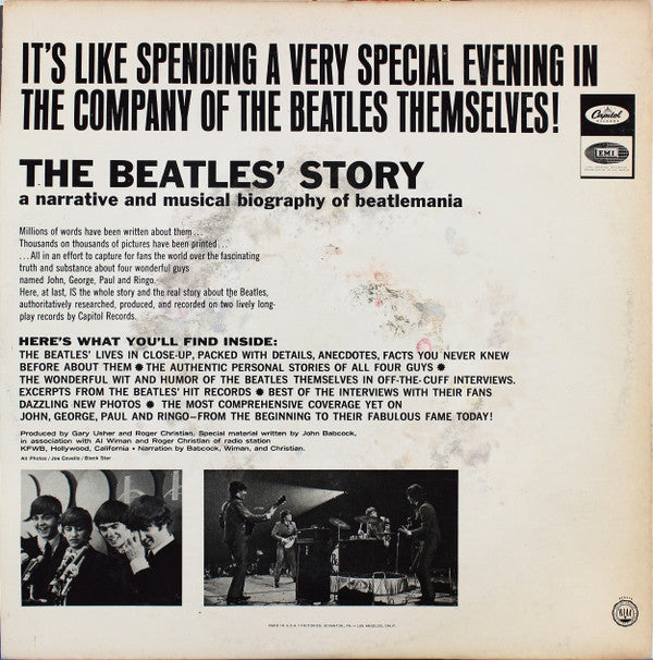 The Beatles : The Beatles' Story (2xLP, Album, RE, Jac)