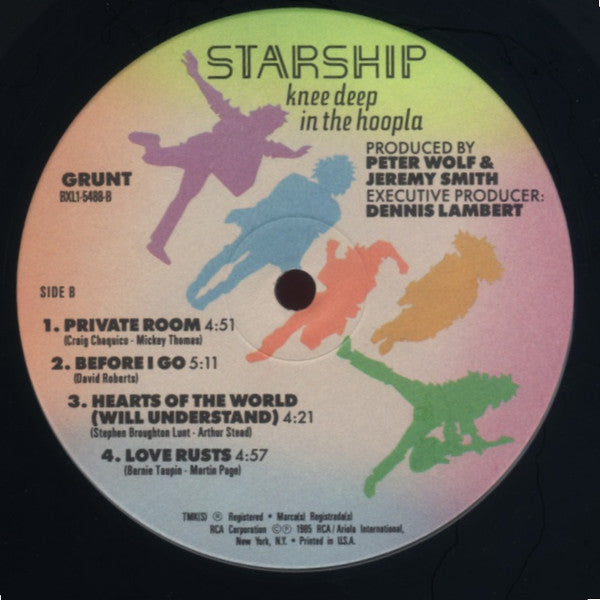 Starship (2) : Knee Deep In The Hoopla (LP, Album, Ind)