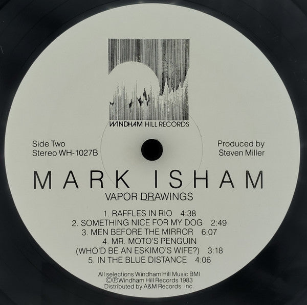 Mark Isham : Vapor Drawings (LP, Album, RE, All)