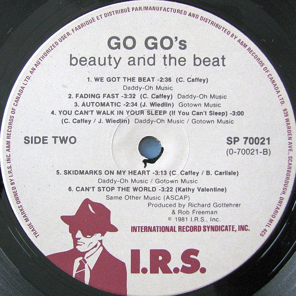 Go-Go's : Beauty And The Beat (LP, Album, TLC)