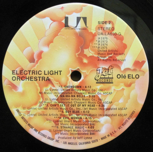 Electric Light Orchestra : Olé ELO (LP, Comp, RE, San)