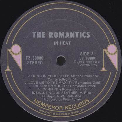 The Romantics : In Heat (LP, Album)
