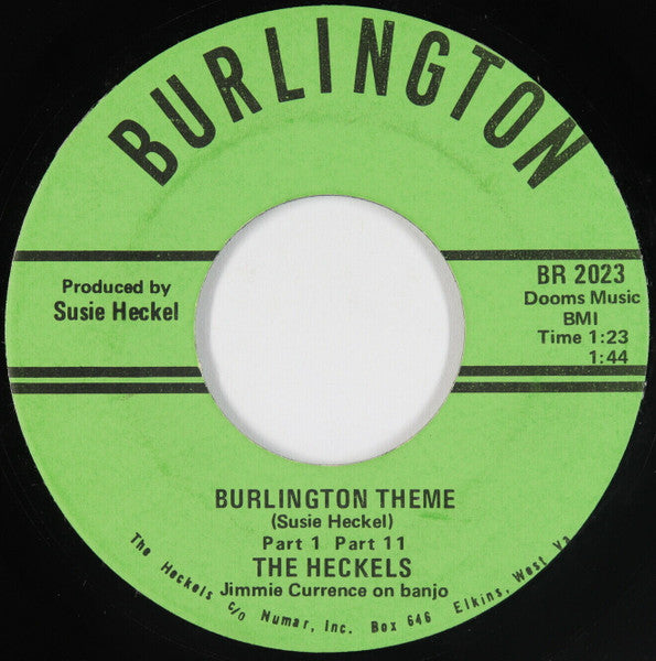 The Heckels : Somewhere Between The Past & The Future (7")