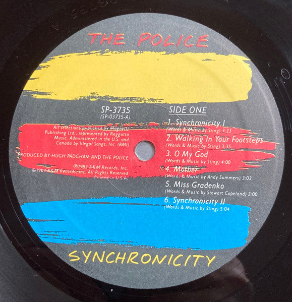The Police : Synchronicity (LP, Album, YBR)