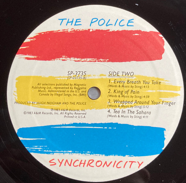 The Police : Synchronicity (LP, Album, YBR)