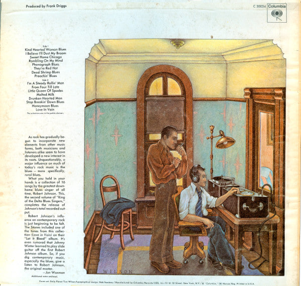 Robert Johnson : King Of The Delta Blues Singers Vol. II (LP, Comp, Mono)