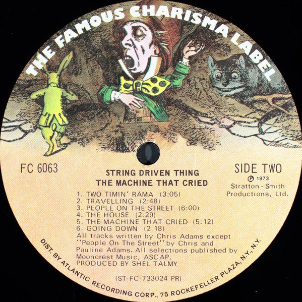 String Driven Thing : The Machine That Cried (LP, Album, PR )