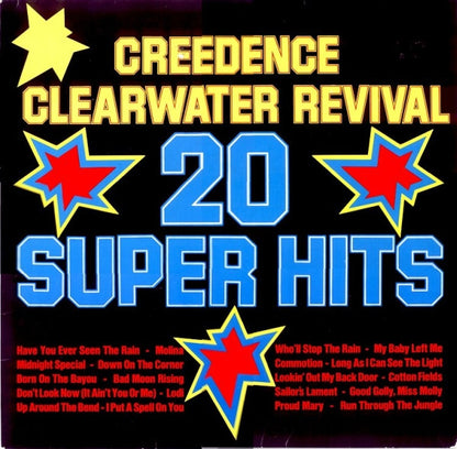 Creedence Clearwater Revival : 20 Super Hits (LP, Comp, RE)